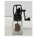Miniature Dazey Glass Butter Churn