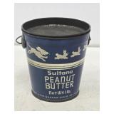 Sultana Peanut Butter 1lb Pail with Lid