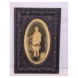Early Girl Print with Ornate Victorian Frame