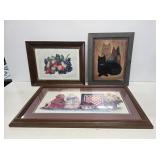 3 Primitive Framed Prints
