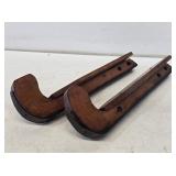 Primitive Wooden Ice Skates