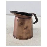 Small Copper Cream Pitcher