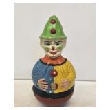 Vintage Large Roly Poly Clown Toy