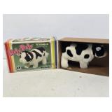 Roly-Poly Toy Calf with Original Box