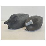 2 Plastic Duck Decoys