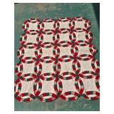 Hand-Stitched Christmas Quilt
