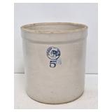 Early Louisville Pottery 5 Gallon Stoneware Crock
