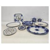 Early Blue and White China Items