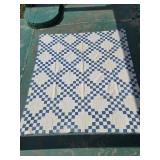 Blue and White Quilt