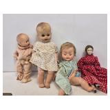 4 Assorted Dolls