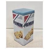 Premium Crackers Advertising Tin