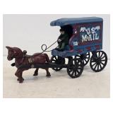 Cast Iron US Mail Horsedrawn Toy