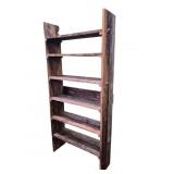 Primitive Handmade Barn Wood Crock Shelf