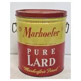 Marhoefer 25lb Advertising Lard Can