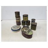 Assorted Advertising Tins & Cans
