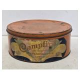 Early Campfire Marshmallows Tin with Paper Label