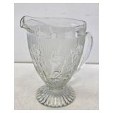 Iris & Herringbone Water Pitcher