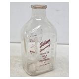 Salem Creamery Salem, IN 1/2 Gallon Milk Bottle