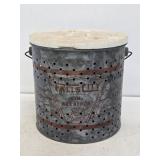 Falls City Air Breather Metal Minnow Bucket