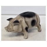 Cast Iron Pig Coin Bank