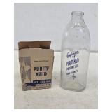 Purity Maid New Albany, IN Box and Bottle