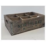 Northland Beverages Wooden Bottle Crate