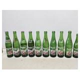 10 Mountain Dew Glass Soda Bottles