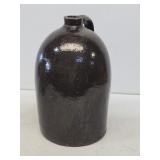 Early 2 Gallon Brown Stoneware Jug