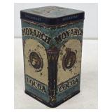 Monarch Cocoa Advertising Tin