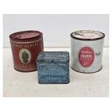 3 Tobacco Advertising Tins