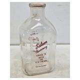 Salem Creamery Salem, IN 1/2 Gallon Milk Bottle