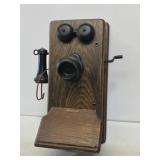 Oak Kellogg Wall Telephone Cabinet