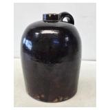 Early 1 Gallon Brown Stoneware Jug