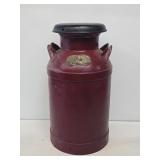 Louisville, KY Metal Milk Can with Brass Tag