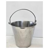 Stainless Steel Milking Bucket with Handle