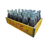Coca-Cola Wooden Bottle Crate with Bottles