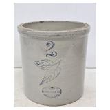 Union Stoneware Red Wing, MN 2 Gallon Crock