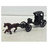 Cast Iron Horsedrawn Coach Toy