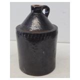 Early 1 Gallon Brown Stoneware Jug