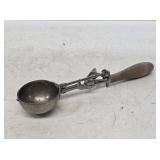 Early Gilchrist Brass Ice Cream Scoop