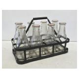 8 Arshamomaque Dairy Milk Bottles with Carrier