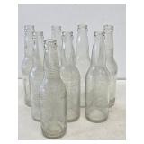 8 Sun-Tang Glass Soda Bottles