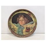 Satin Cigarettes Advertising Serving Tray