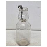 Purity Maid New Albany, IN Milk Bottle with Spoon