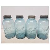 4 Ball Perfect Mason 1/2 Gallon Fruit Jars