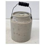 Red Wing Stoneware Miniature Crock with Lid