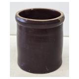 1 Gallon Brown Stoneware Crock