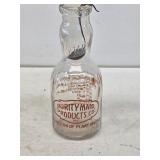 Purity Maid New Albany, IN 1 Quart Milk Bottle