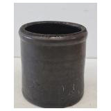 Early 1 Gallon Brown Stoneware Crock