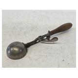 Early Gilchrist Brass Ice Cream Scoop